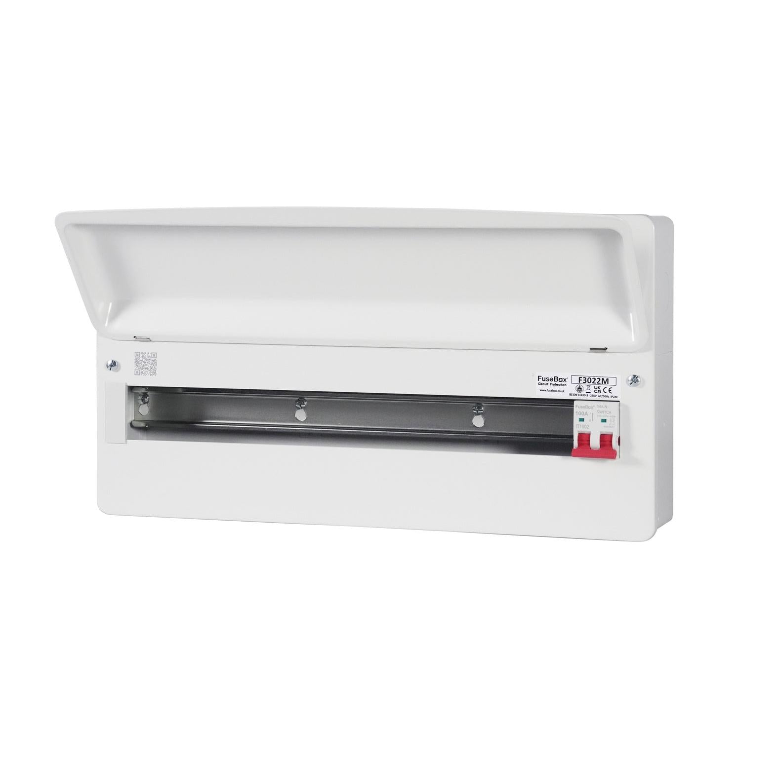 FuseBox F3022M 22 Way Main Switch RCBO Consumer Unit
