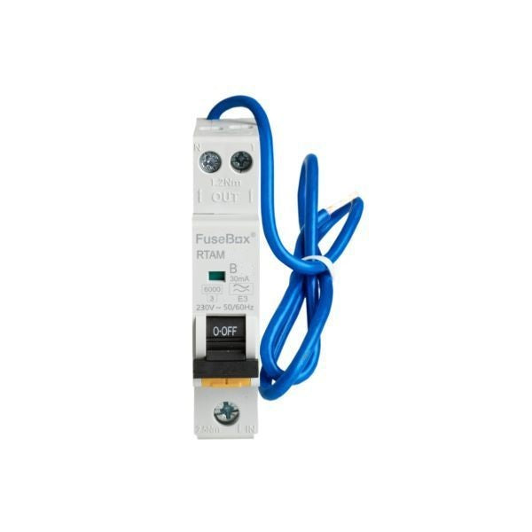 FuseBox Mini RCBO B Curve 6kA 30mA Type A