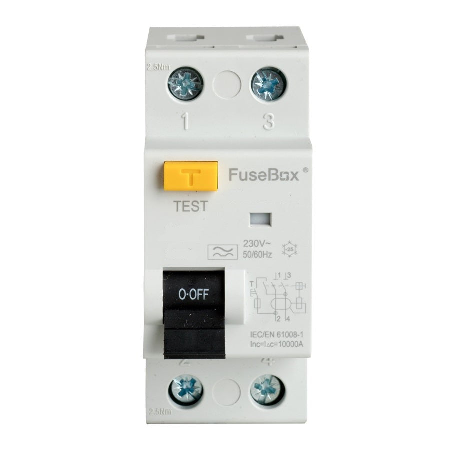 FuseBox RTA630302 DP RCD A TYPE 63A 30mA