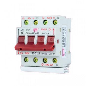 FuseBox SCO125SWB 125A Changeover Switch and Busbar