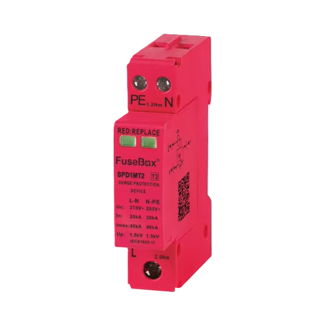 FuseBox SPD1MT2 Type 2 Direct to Busbar Surge Protection Device