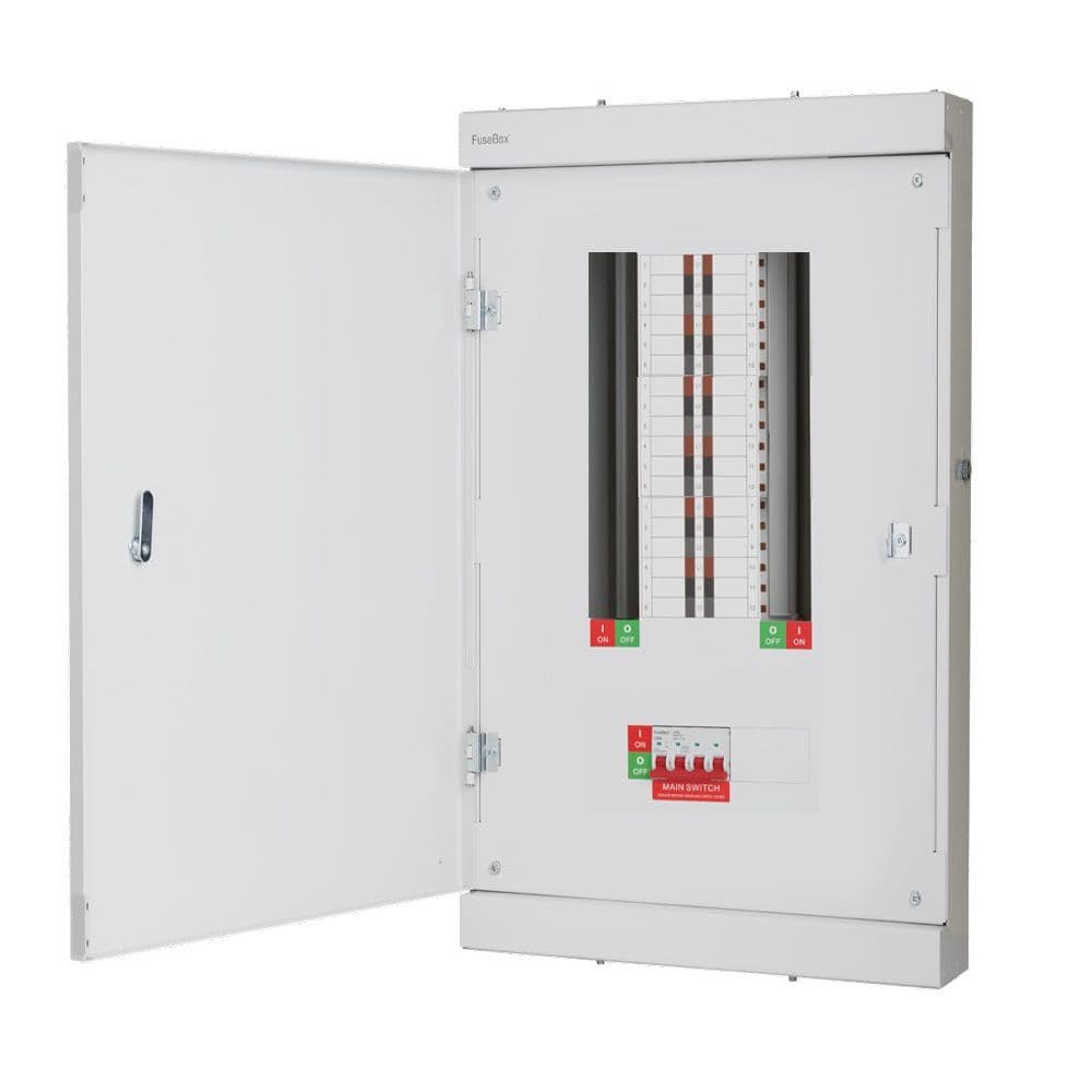 FuseBox TPN12FB 12 Way 125A Three Phase Board