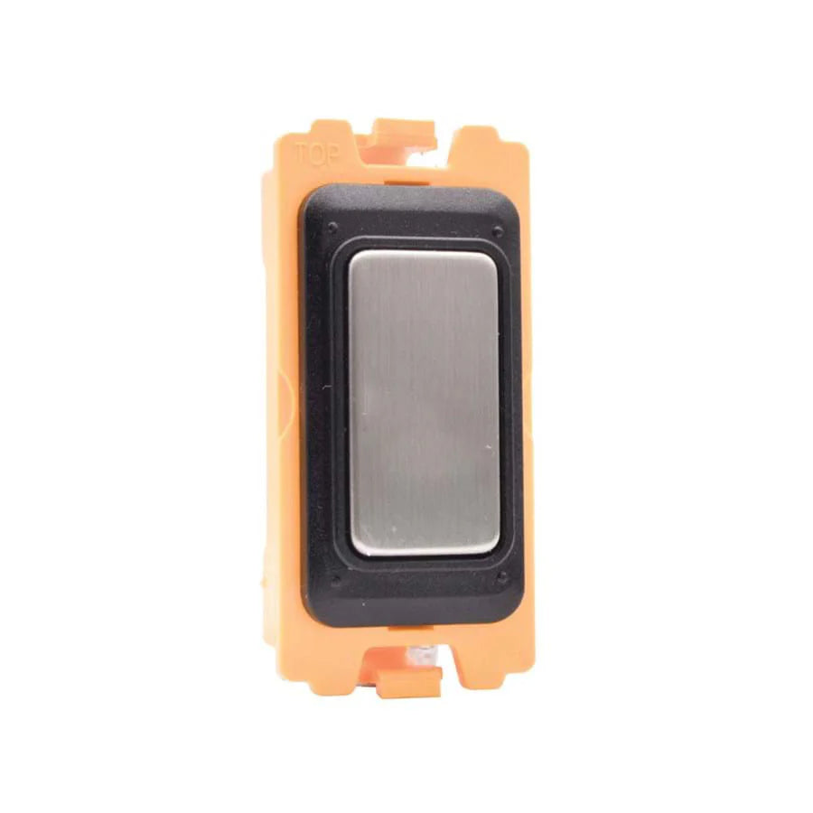 GRID-IT FL FLBLANK-SS GRID-IT FL Blanking Module Bezel with Satin Steel/Black/White/Quartz Grey Inserts