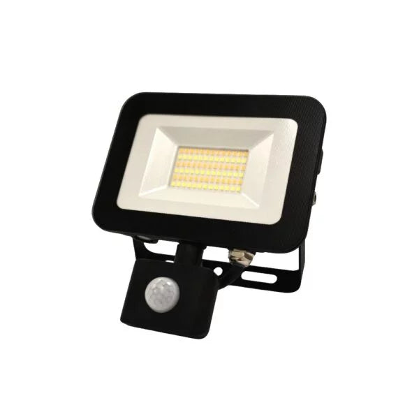 Green Lighting GL-FL30PIR/BLK Slimline LED Floodlight with Photocell & PIR