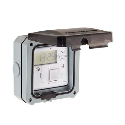 Greenbrook PSPT1G 7 Day Fused Spur Weatherproof Timeswitch
