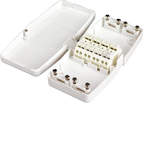 Hager J804 20A 4 Terminal 17th Edition Junction Box White