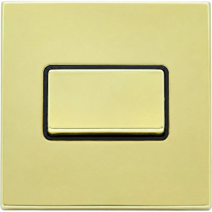 Hamilton 71CTPPB-B Hartland CFX Polished Brass 1 gang 10A Triple Pole Rocker Polished Brass/Black