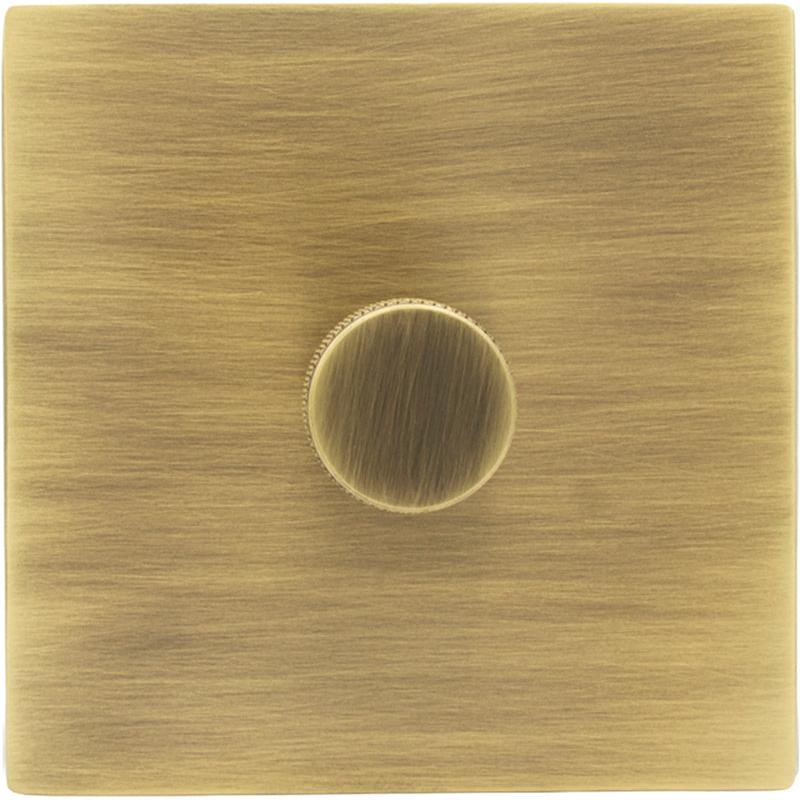 Hamilton 79C1XL-SD250MW-K Hartland CFX Antique Brass 1g Wi-Fi Rotary Master LED Dimmer Antique Brass) c/w AB Knurled Knob