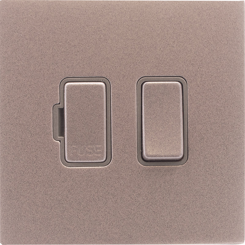 Hamilton 7BGCSPBG-QG Hartland CFX Bassalt Gray 1 gang 13A Double Pole Fused Spur Bassalt Gray/Quartz Grey