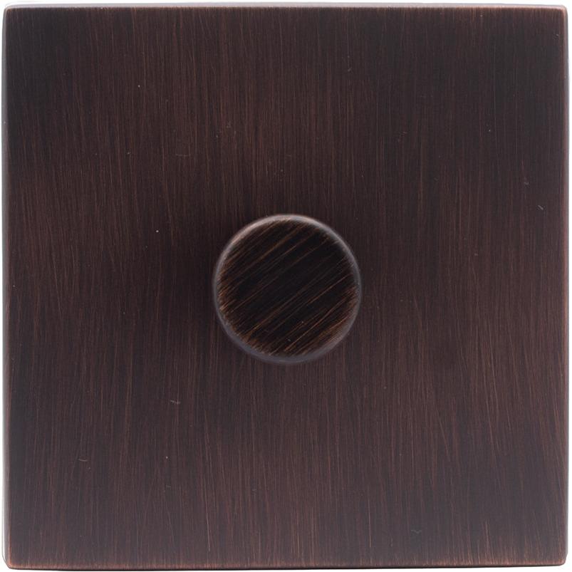 Hamilton 7EBC1XLEDITB250-C Hartland CFX Etrium Bronze 1g 250W LED 2 Way Push On/Off Rotary Dimmer Etrium Bronze c/w EB Classic Knob