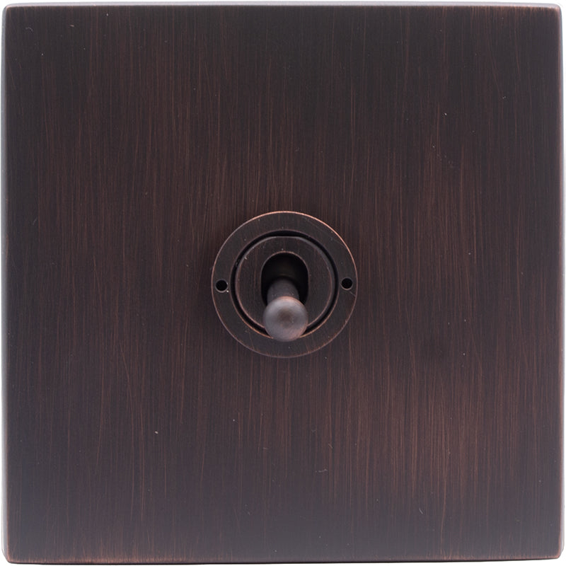 Hamilton 7EBCT31-C Hartland CFX Etrium Bronze 1 gang 20AX Intermediate Toggle Etrium Bronze c/w EB Classic Toggle