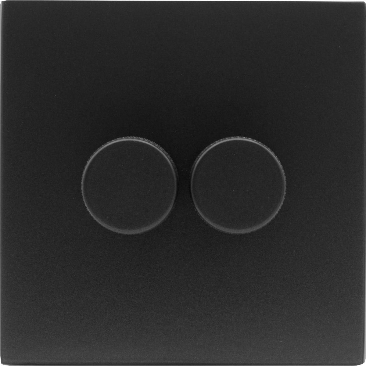 Hamilton 7MBC2XL-SD250MW-K Hartland CFX Matt Black 2g Wi-Fi Rotary Master LED Dimmer Matt Black) c/w BL Knurled Knob