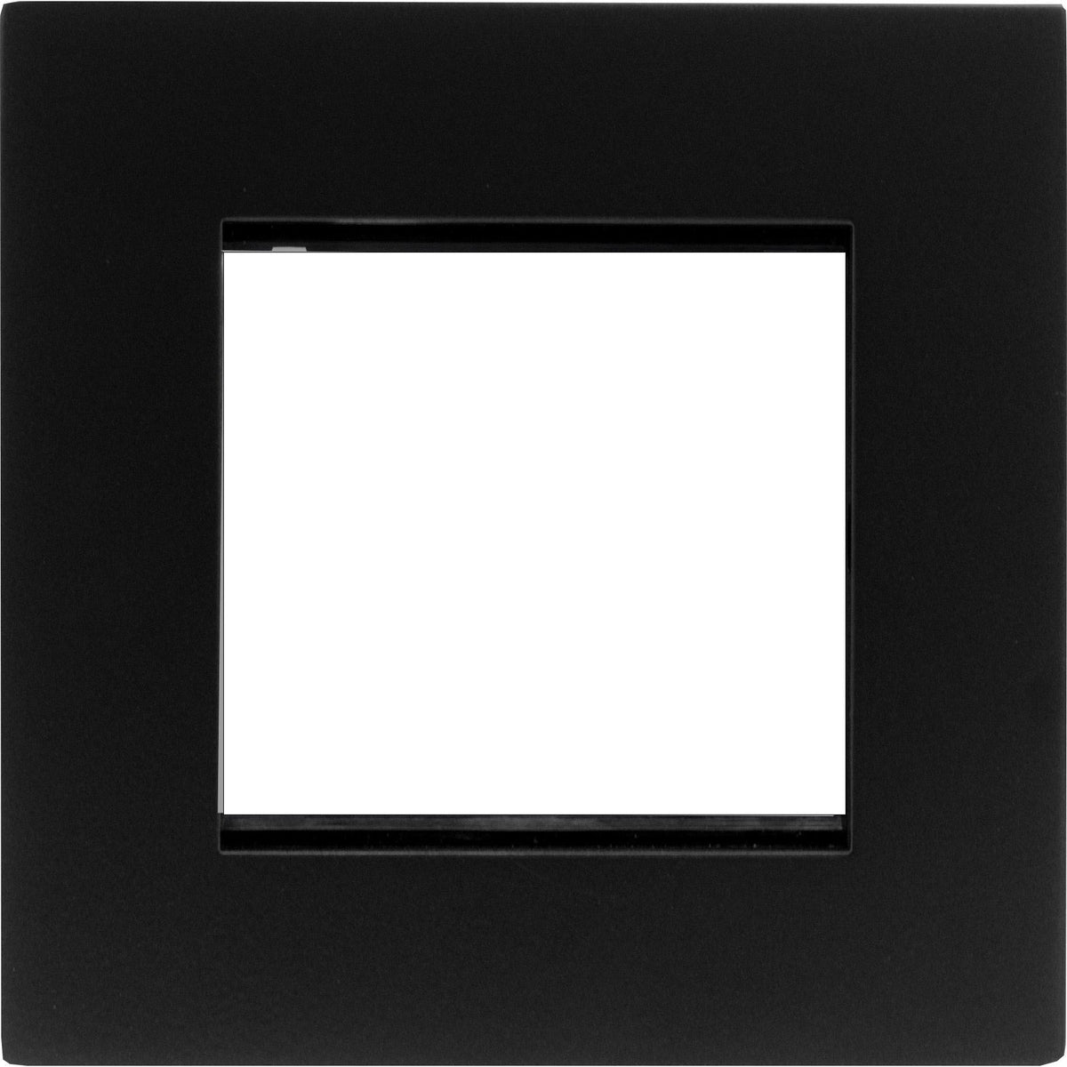 Hamilton 7MBCEURO2 Hartland CFX EuroFix Matt Black Single Plate complete with 2 EuroFix Apertures 50x50mm and Grid