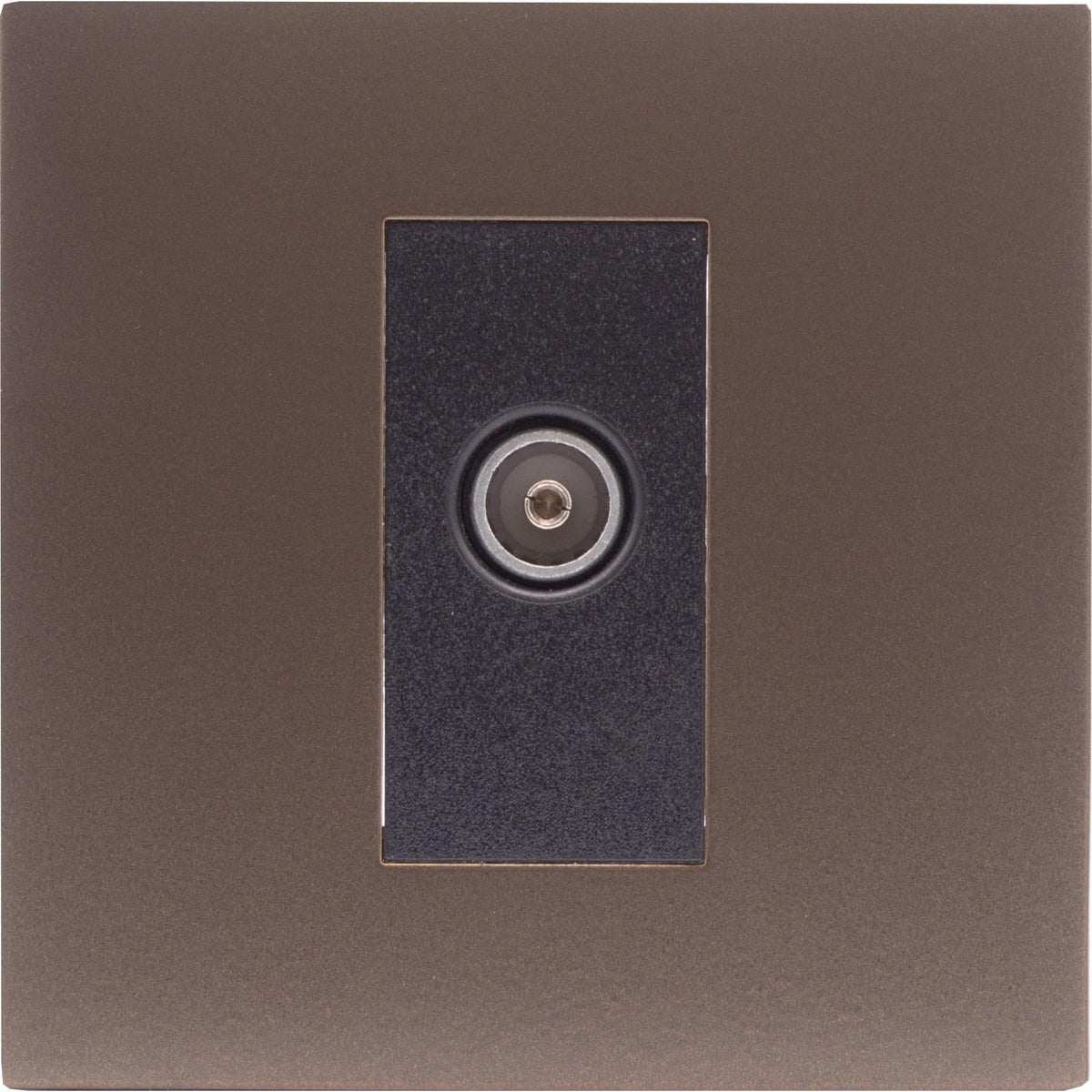Hamilton 7RBCDTVFB Hartland CFX Richmond Bronze 1 gang Non-Isolated TV (Female) (DAB Compatible) Black