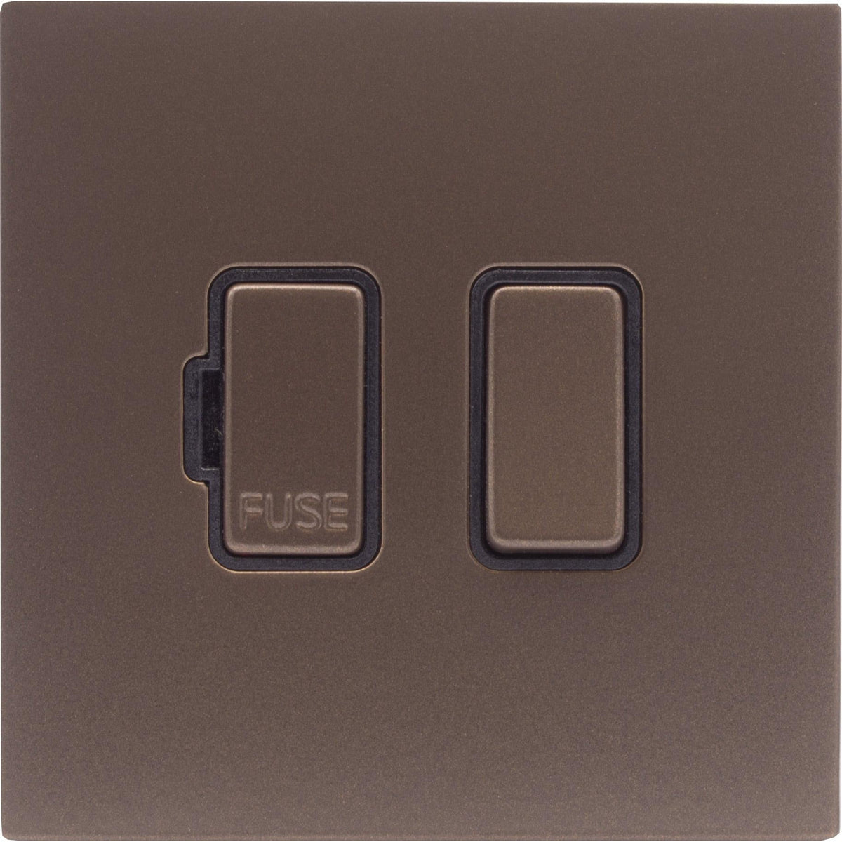 Hamilton 7RBCSPRB-B Hartland CFX Richmond Bronze 1 gang 13A Double Pole Fused Spur Richmond Bronze/Black
