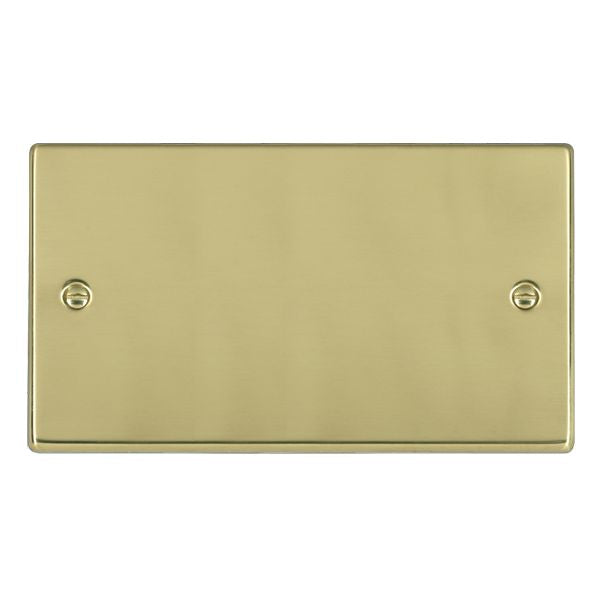 Hartland 71BPD Double Blank Plate Polished Brass