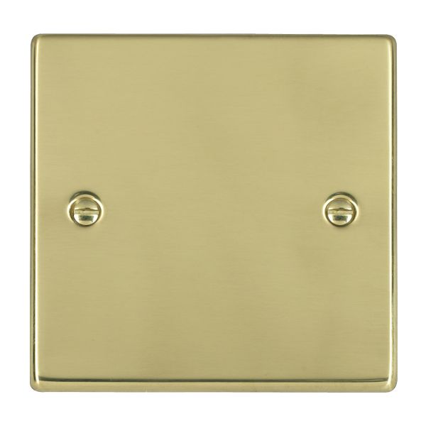 Hartland 71BPS Single Blank Plate Polished Brass