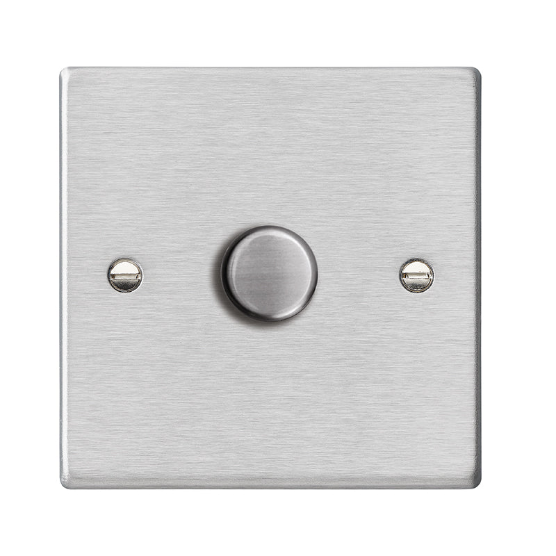Hartland 741XL-SD-COMP 1g Rotary Companion Controller Satin Steel with Satin Steel Inserts