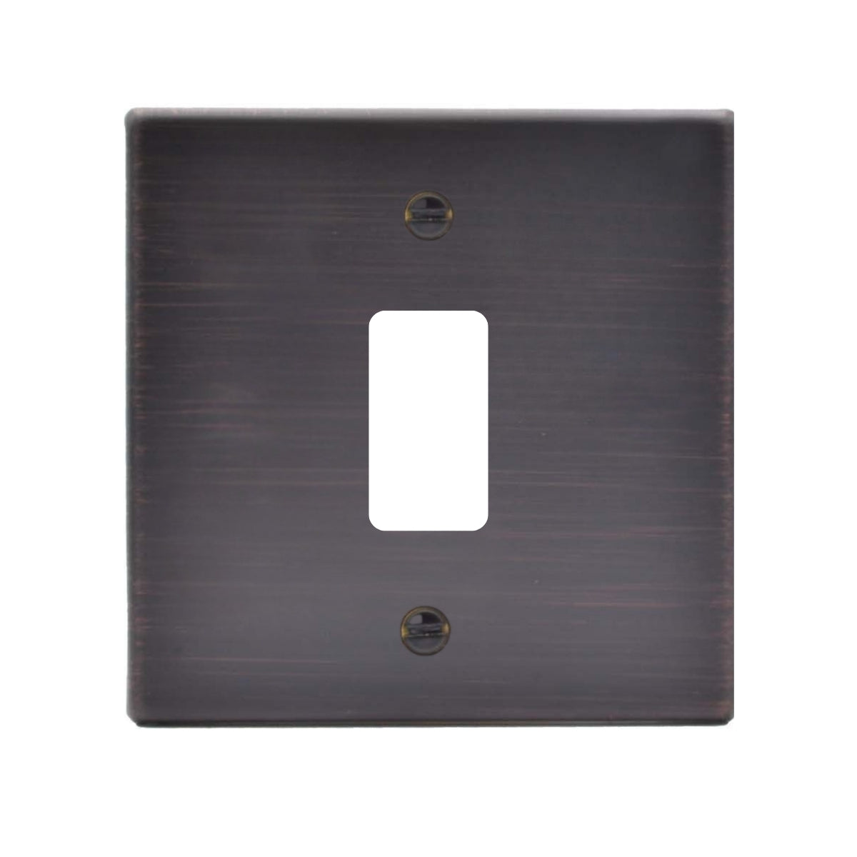Hartland 7EB1GPFL 1 gang Grid Fix Front Loading Aperture Plate with Grid Etrium Bronze