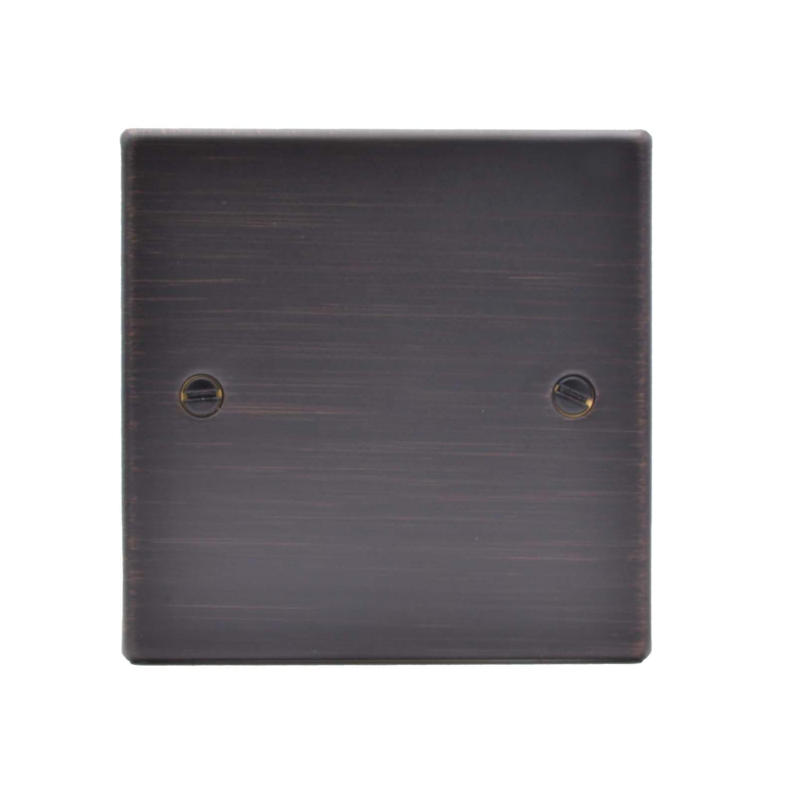 Hartland 7EBBPS Single Blank Plate Etrium Bronze