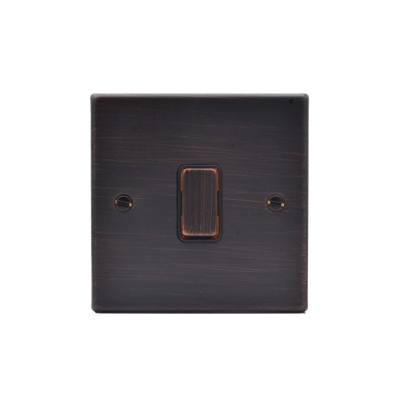 Hartland 7EBR31EB-B 1 gang 10AX Intermediate Rocker Etrium Bronze with Etrium Bronze/Black Inserts