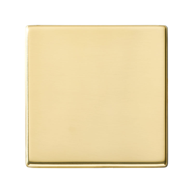 Hartland G2 7G21BPS Single Blank Plate Polished Brass