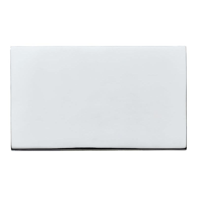 Hartland G2 7G27BPD Double Blank Plate Bright Chrome