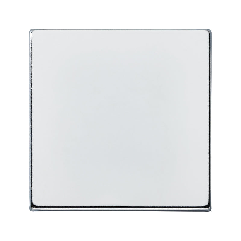 Hartland G2 7G27BPS Single Blank Plate Bright Chrome