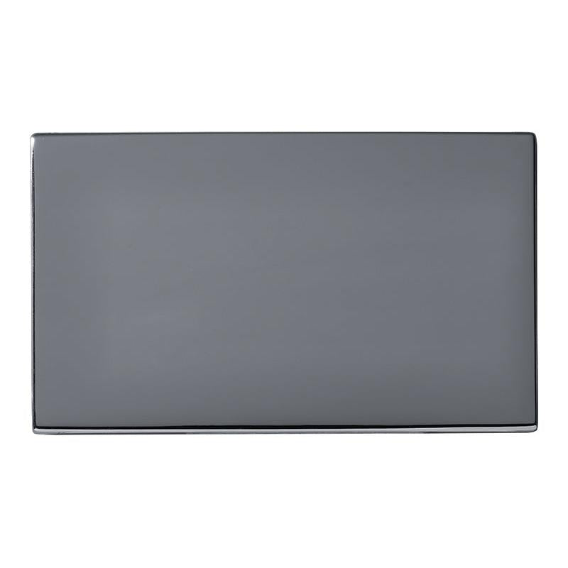 Hartland G2 7G28BPD Double Blank Plate Black Nickel