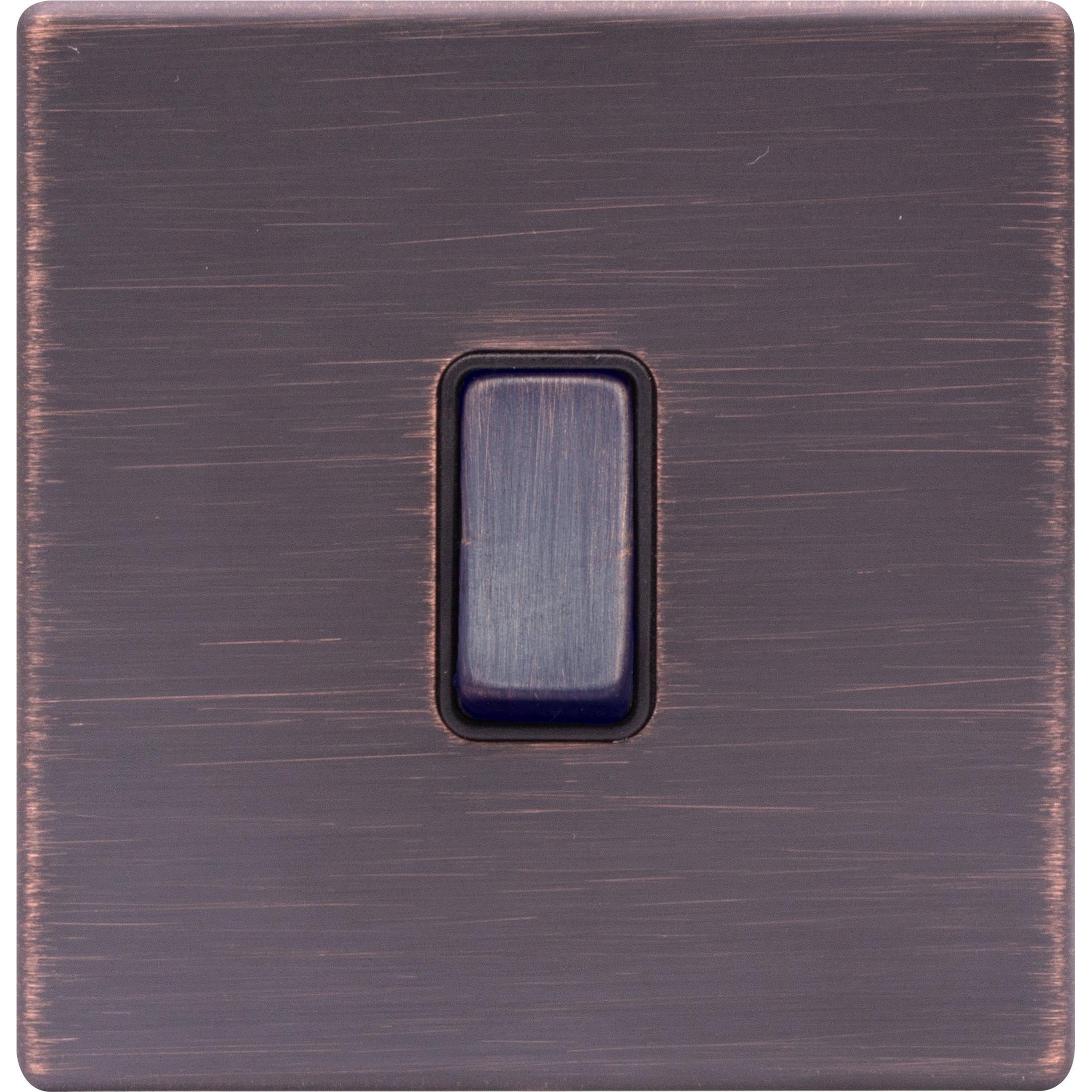 Hartland G2 7G2EBR31EB-B 1 gang 10AX Intermediate Rocker Etrium Bronze with Etrium Bronze/Black Inserts