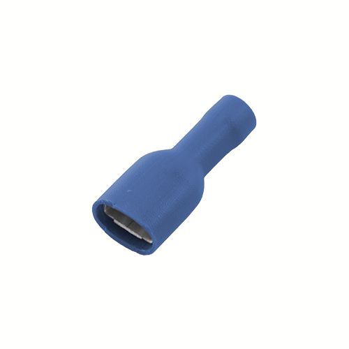 Insulated Female Push-On Terminals 1.5-2.5mm Blue