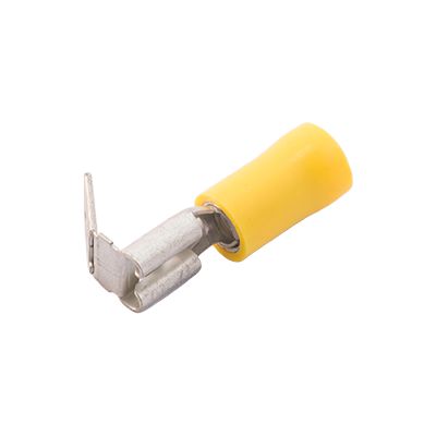 Insulated Piggy Back Push-On Terminals 4-6mm Yellow