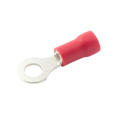 Insulated Ring Terminals 0.5-1.5mm Red 5.3mm Stud