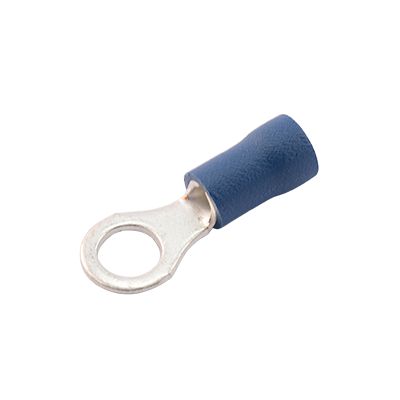 Insulated Ring Terminals 1.5-2.5mm Blue 4.3mm Stud