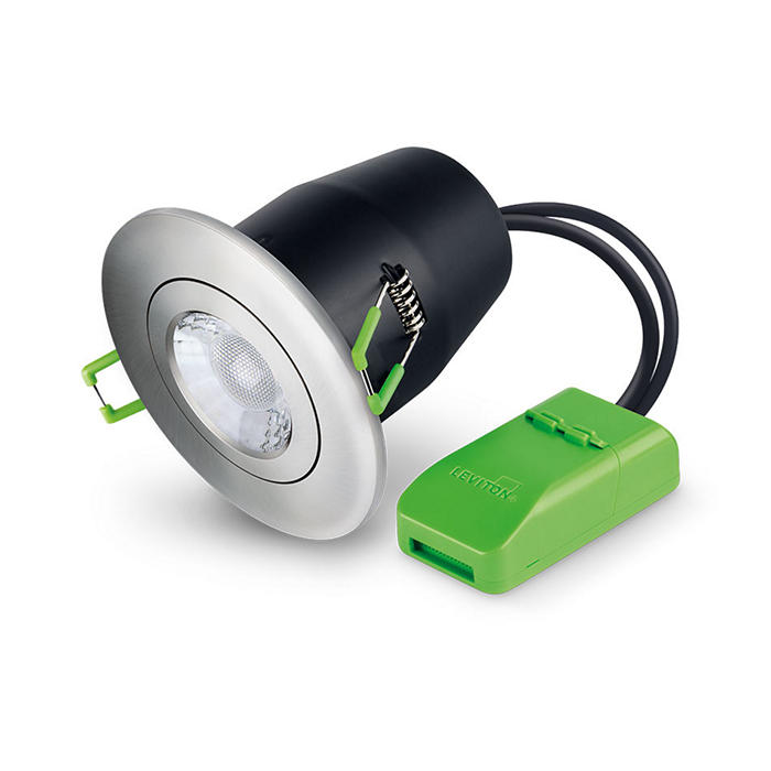 JCC JC010023/BN Fireguard Next Generation Unlamped Downlight Tilt IP20 Brushed Nickel