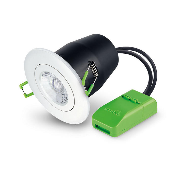 JCC JC010023/WH Fireguard Next Generation Unlamped Downlight Tilt IP20 White
