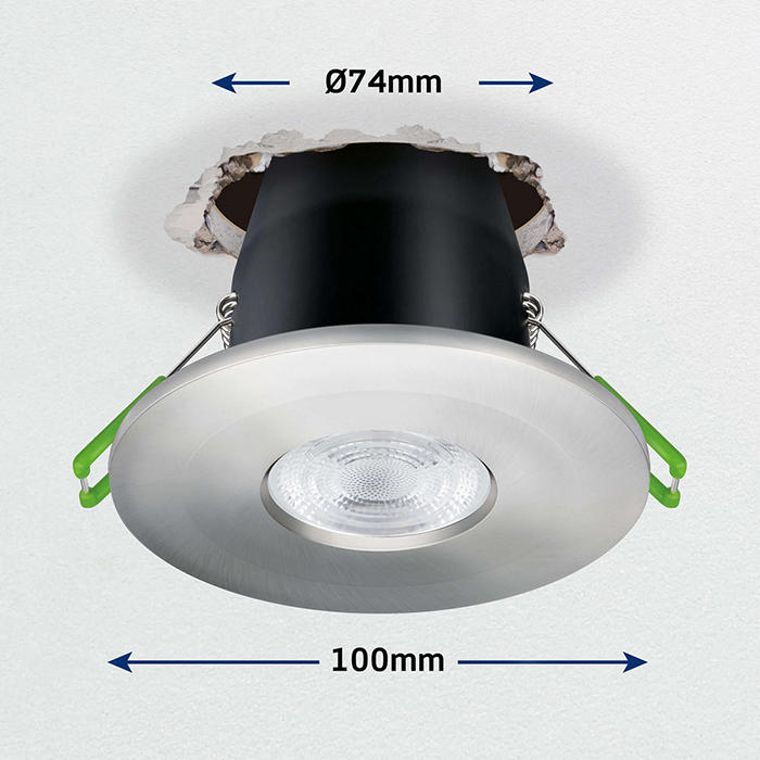 JCC JC010030/CH Fireguard Next Generation Concealer Bezel IP65 Chrome