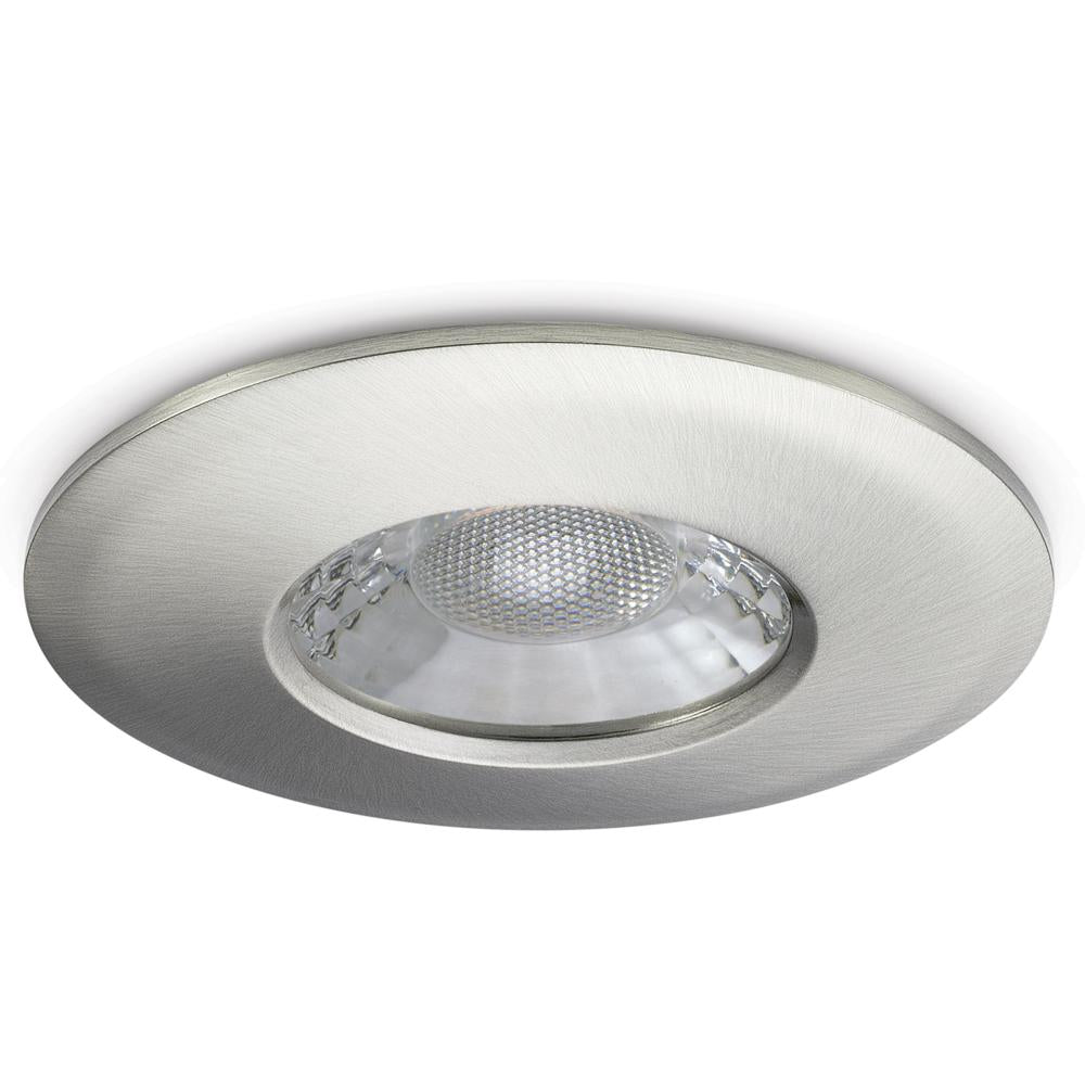 JCC JC1001/BN V50 6W LED Downlight Colour Selectable Dimmable Brushed Nickel