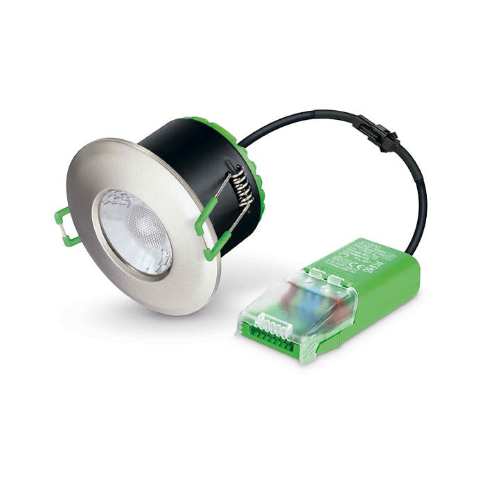 JCC JC1001/BN V50 Fire-rated LED Downlight 6W 700lm IP65 Brushed Nickel