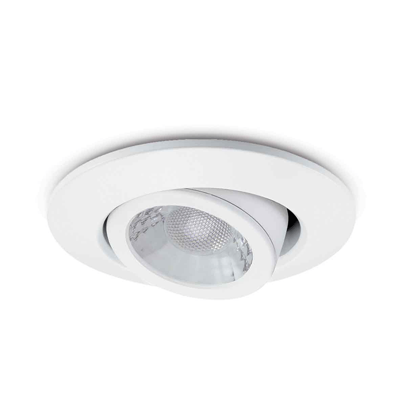 JCC JC1002/WH V50 6W LED Downlight Dimmable Tilt White