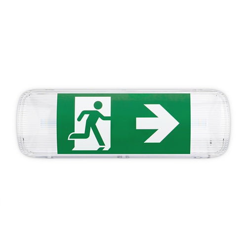 JCC JC110005 Emergency Bulkhead Self-test 3W IP65 6000K Maintained/non-maintained c/w legends