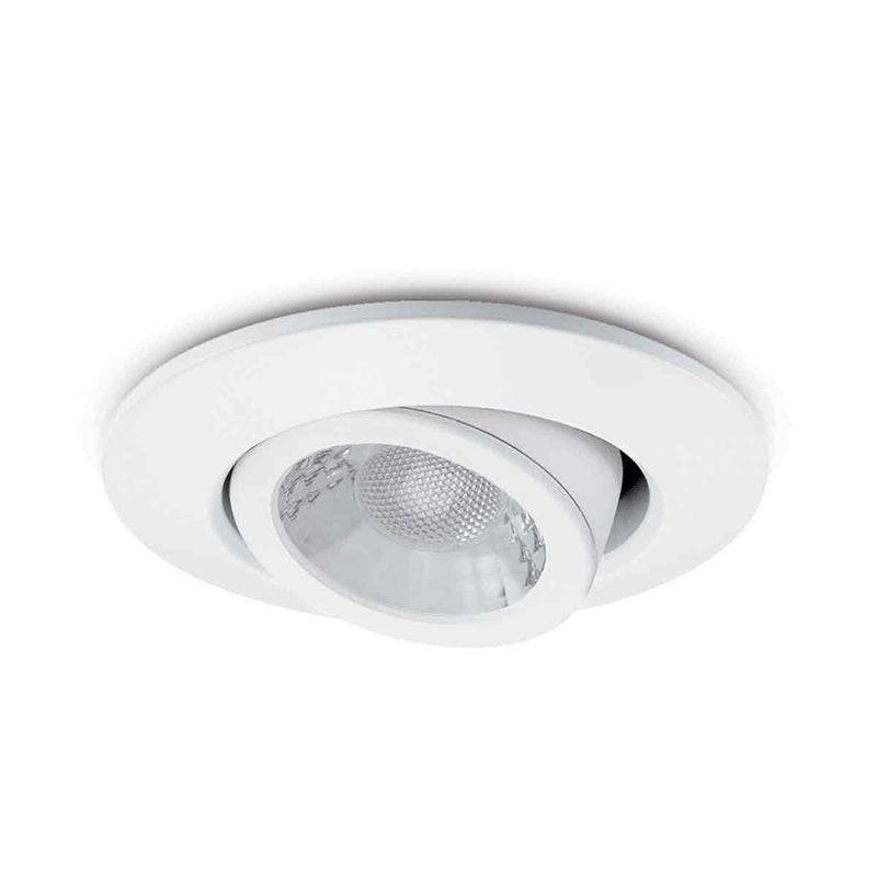 JCC JC1102/WH X50 Tilt 3.5/5W LED White Downlight Fire Rated Colour Selectable