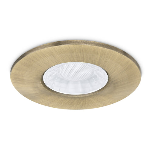 JCC JC1107/BR Brushed Brass Aluminium Bezel for use with X50 Fire-Rated Downlight