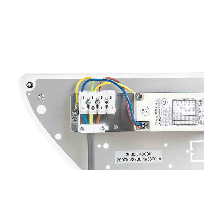 JCC JC130013 Novium LED Wall Pack 13/18/28W IP65 IK10 3000/4000K Black Emergency