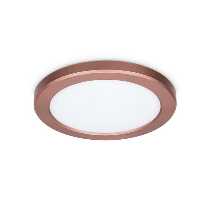 JCC JC131006 Skydisc Commercial Downlight Adjustable Wall/Ceiling Light Attachable Rim Rose Gold