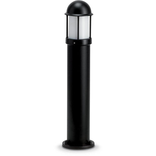 JCC JC39212BLK NiteLED™ Mains IP44 Medium Plain Bollard Unlamped E27 Black