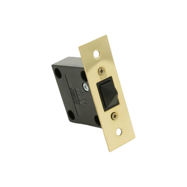 Jeani 141AWB Flush Push to Make Door Switch Brass