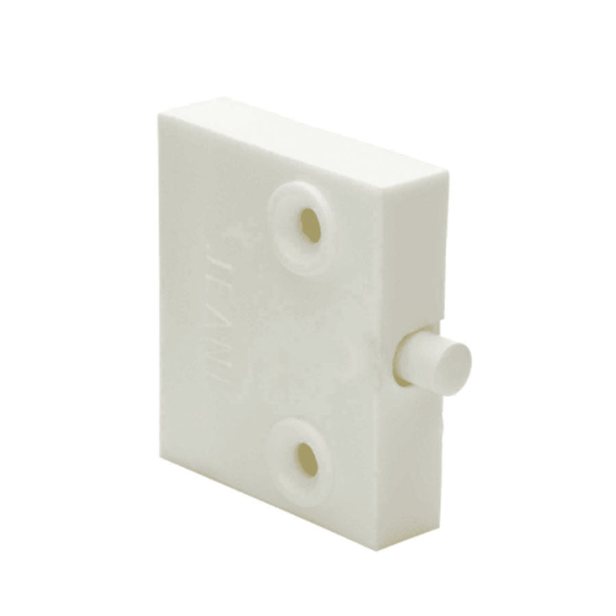 Jeani 142AW 1A Surface Push to Make Door Switch White
