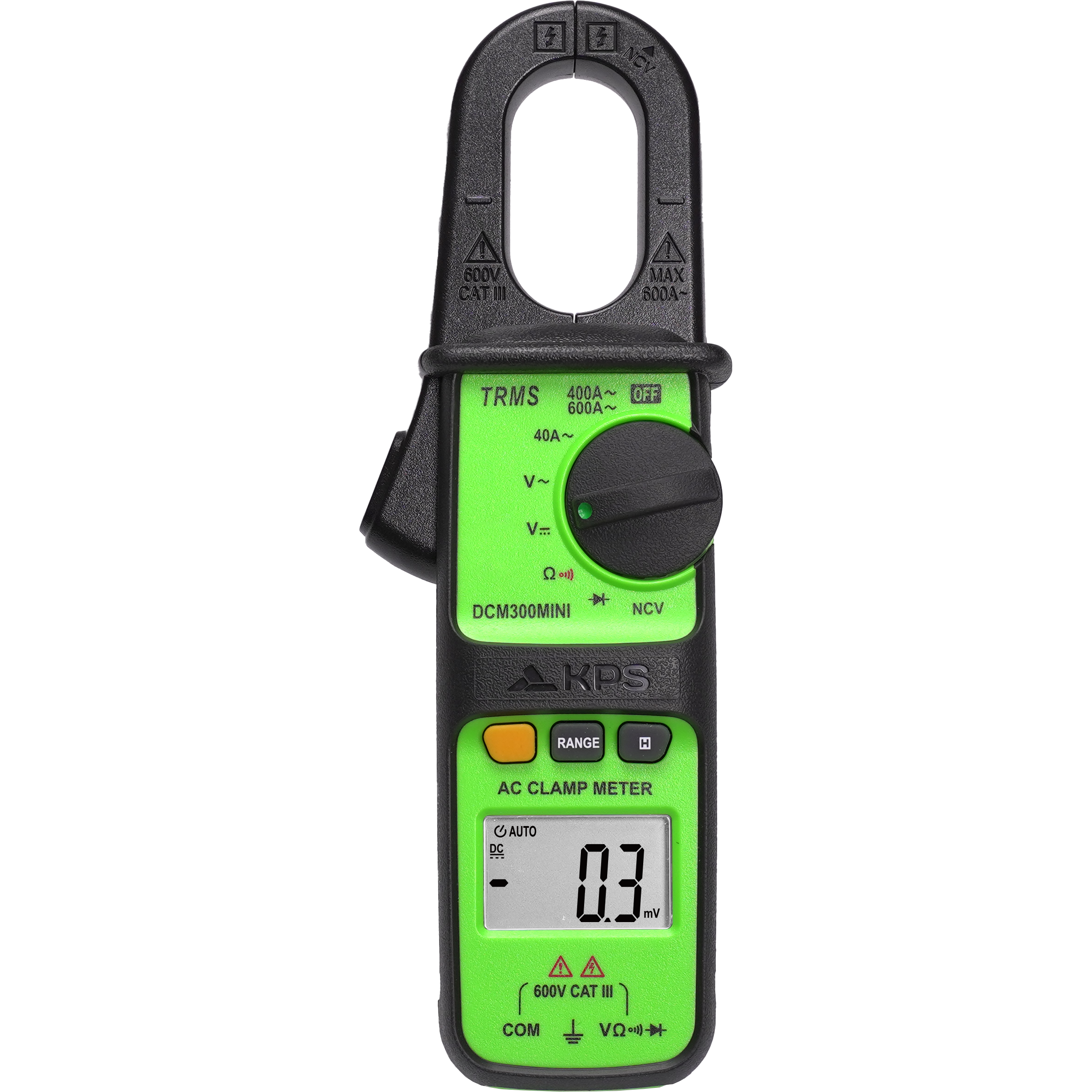 KPS DCM300MINI TRMS 600A AC Mini Current Clamp Meter