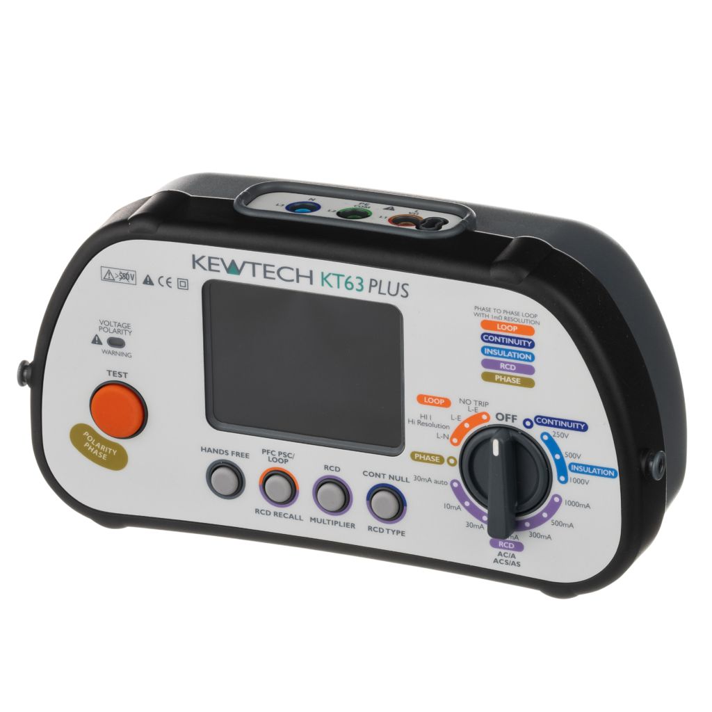 Kewtech KT63PLUS 6-in-1 Multifunction Installation Tester